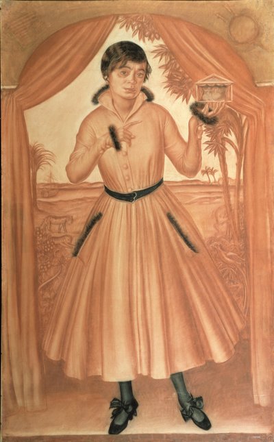 Retrato de la esposa del artista, c. 1917 de Alexander Yevgenyevich Yakovlev