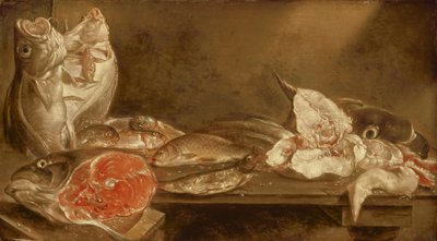 Naturaleza muerta con pescado, 1640 de Alexander van Adriaenssen