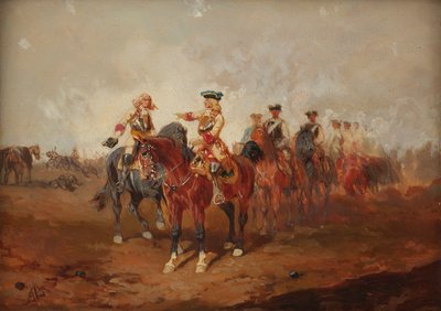 después de la batalla de Alexander von Bensa