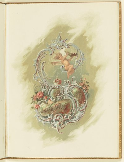 Programa para el ballet La Perla de Marius Petipa y Riccardo Drigo, 1896 de Alexander von Hohen