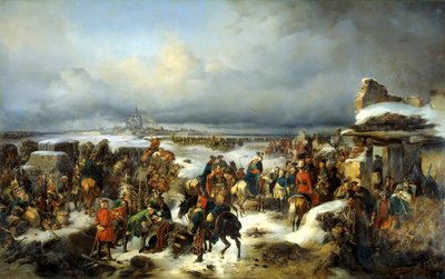 La captura de la fortaleza prusiana de Kolberg el 16 de diciembre de 1761, 1852 de Alexander von Kotzebue