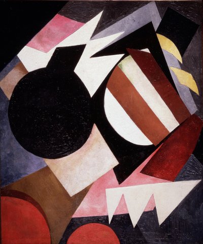 Naturaleza muerta constructivista, 1917 de Alexandra Alexandrowna Exter
