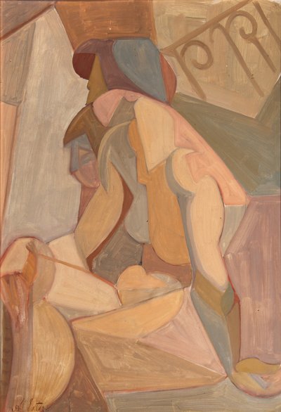 Dos figuras, finales de 1920s de Alexandra Alexandrowna Exter