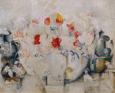 Jarrón con Flores de Alexandra Alexandrowna Exter