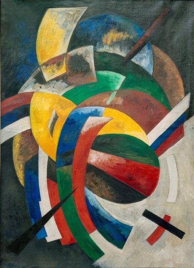 Dinámica de color (Azul-Blanco-Rojo) de Alexandra Alexandrowna Exter