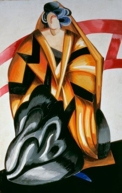 Figurín de la nodriza para la representación Moscú, Teatro Kamerny, 17 de mayo de 1921 de Alexandra Alexandrowna Exter