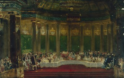 Banquete nupcial de Napoleón I en las Tullerías, 2 de abril de Alexandre (1770 1844) Dufay