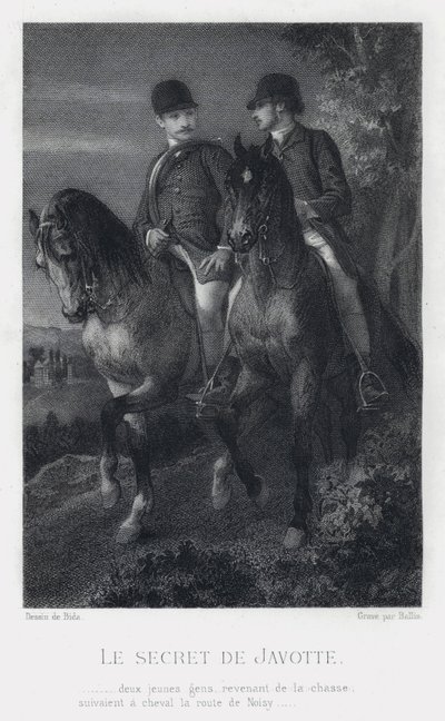Le Secret De Javotte (grabado) de Alexandre (after) Bida