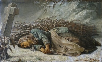 La mujer pobre, 1857 de Alexandre Antigna