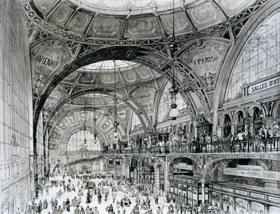 Estación Central, Bucarest, Rumania, de Orientalisme et Architecture Contemporaine de Alexandre Auguste Louis Marcel