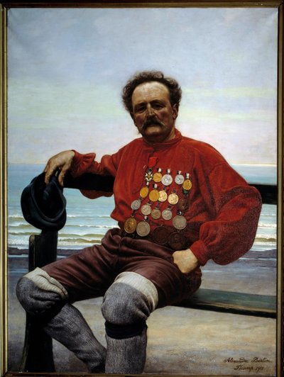 Retrato del salvador Onesime Frebourg (1853-1923) Pintura de Alexander Bertin (? -1930) 1901 Fecamp, Museo de Terranova de Alexandre Bertin