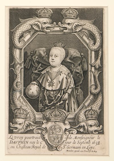 Retrato de Luis XIV como el Delfín (Le vray pourtraiet de Monseigneur le Dauphin de Alexandre Boudan