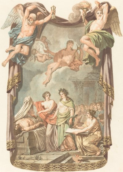 Estudio revelando anatomía a la medicina y el arte de Alexandre Briceau