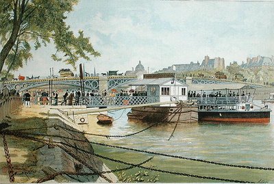 El Pontón en Suresnes, junto al Puente de los Santos Padres de Alexandre Brun