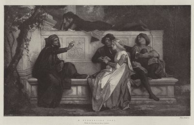 Un poeta florentino de Alexandre Cabanel
