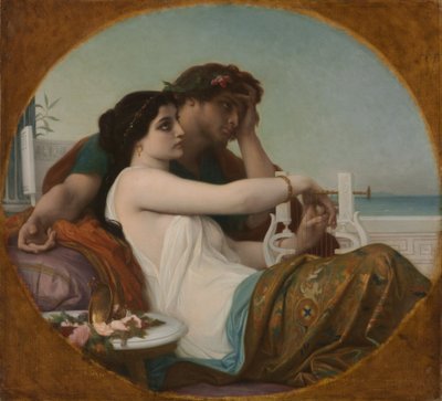 Algas y Bonifacio, c. 1857 de Alexandre Cabanel