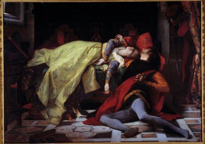 La muerte de Francesca de Rimini y Paolo Malatesta (1284) de Alexandre Cabanel
