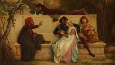 Poeta florentino de Alexandre Cabanel