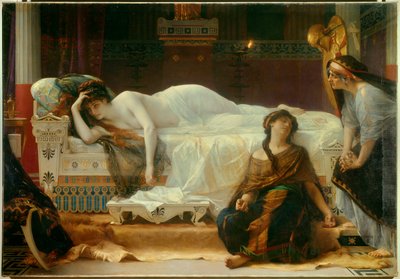 Fedra, enamorada de su yerno Hipólito, está desesperada de Alexandre Cabanel