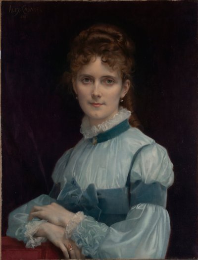 Retrato de la señorita Fanny Clapp de Alexandre Cabanel