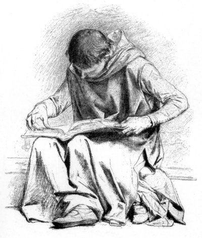 Estudio para La Educación de San Luis Panteón, c. 1880-1882 de Alexandre Cabanel