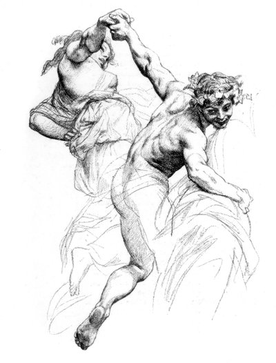 Estudio para El Triunfo de Flora, c1880-1882 de Alexandre Cabanel
