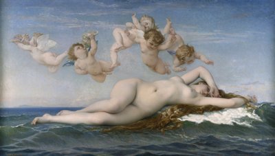 El nacimiento de Venus, 1863 de Alexandre Cabanel