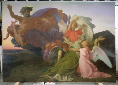 La muerte de Moisés, 1851 de Alexandre Cabanel
