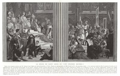 El reinado de San Luis, o sus grandes obras de Alexandre Cabanel