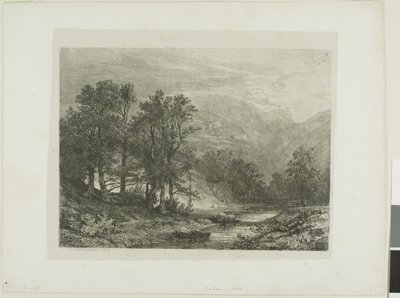 Paisaje alpino de Alexandre Calame