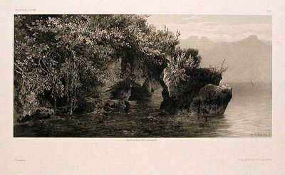 A orillas del lago de Ginebra de Alexandre Calame