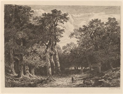 Pareja en un Claro de Alexandre Calame