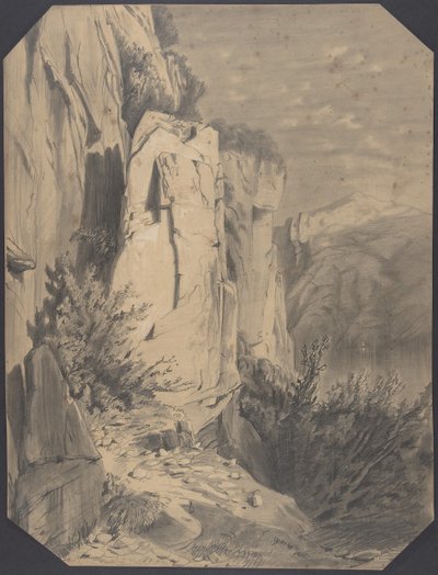 Bosques y montañas, principios a mediados del siglo XIX de Alexandre Calame