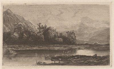 Lago de montaña de Alexandre Calame