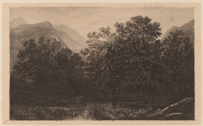 Estanque de montaña de Alexandre Calame