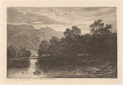 Río de montaña de Alexandre Calame