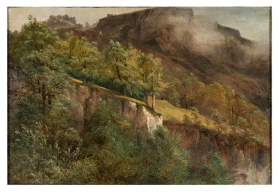Paisaje montañoso en Valais de Alexandre Calame