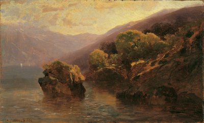 Lote del lago de Ginebra de Alexandre Calame