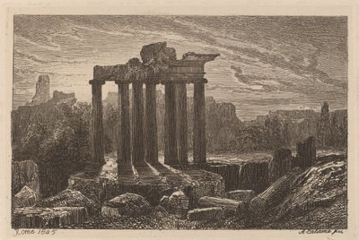 Ruinas romanas de Alexandre Calame