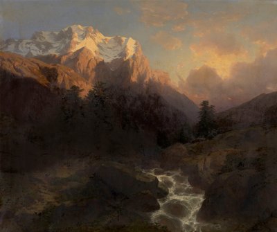 El Wetterhorn de Alexandre Calame