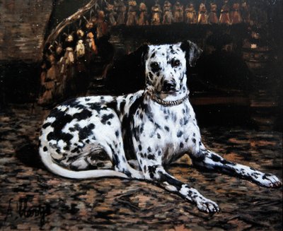 Retrato de un dálmata de Alexandre Clarys