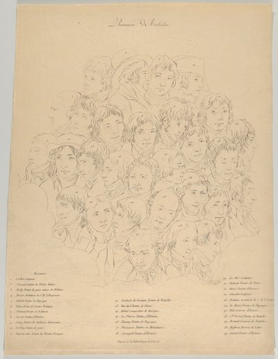 Una reunión de artistas de Alexandre Clément