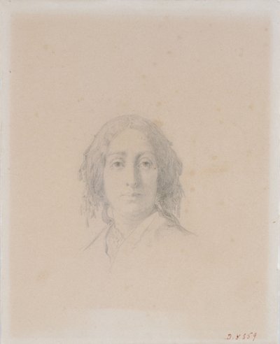 Retrato de George Sand de Alexandre Damien Manceau