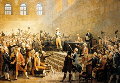 Asamblea de los notables del Dauphiné, Francia, el 21 de julio de Alexandre Debelle