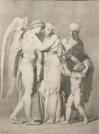 Cupido y Psique de Alexandre Evariste Fragonard