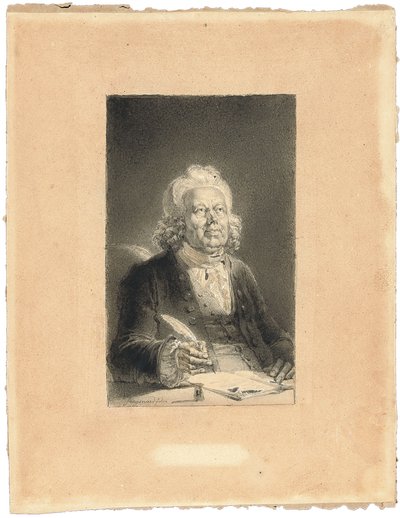 Retrato de Philippe Néricault Destouches de Alexandre Evariste Fragonard
