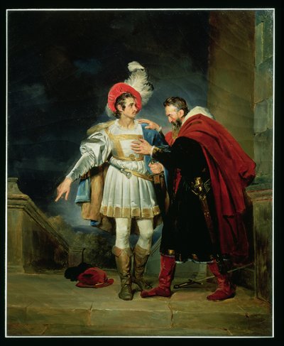 Rodrigo de Vivar, El Cid (c.1043-99) y su padre, Don Diego de Alexandre Evariste Fragonard