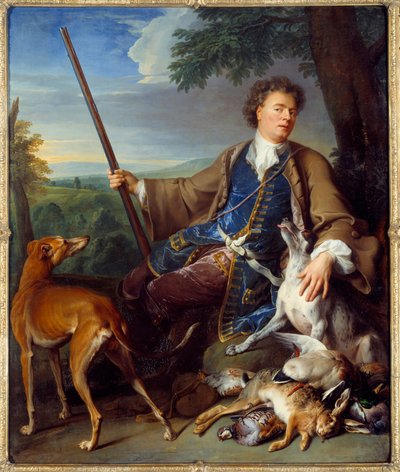 Autorretrato. Retrato del artista como cazador de Alexandre Francois Desportes