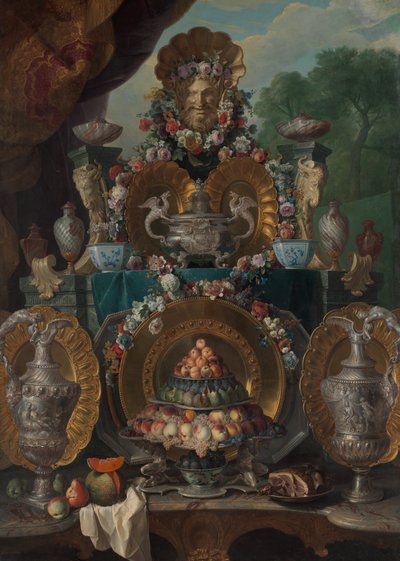 Naturaleza Muerta con Plata de Alexandre Francois Desportes