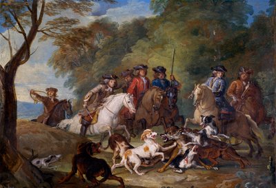 Estudio para La caza del lobo de Alexandre Francois Desportes